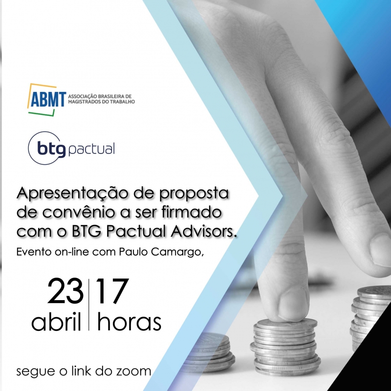 LIVE: Apresentação de Proposta de Convênio entre a ABMT e o Banco BTG