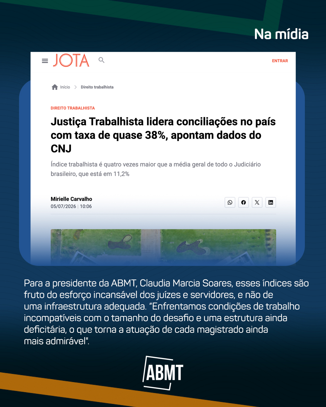 Justiça do Trabalho lidera índices de conciliação no país, aponta levantamento do CNJ